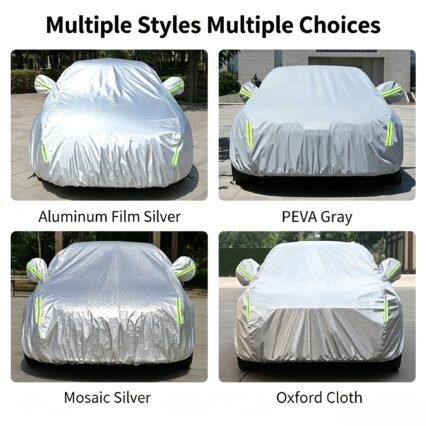 Premium Waterproof Car Cover - Strong Oxford Cloth with Soft Lining. Fits All Cars, SUVs, and Trucks.