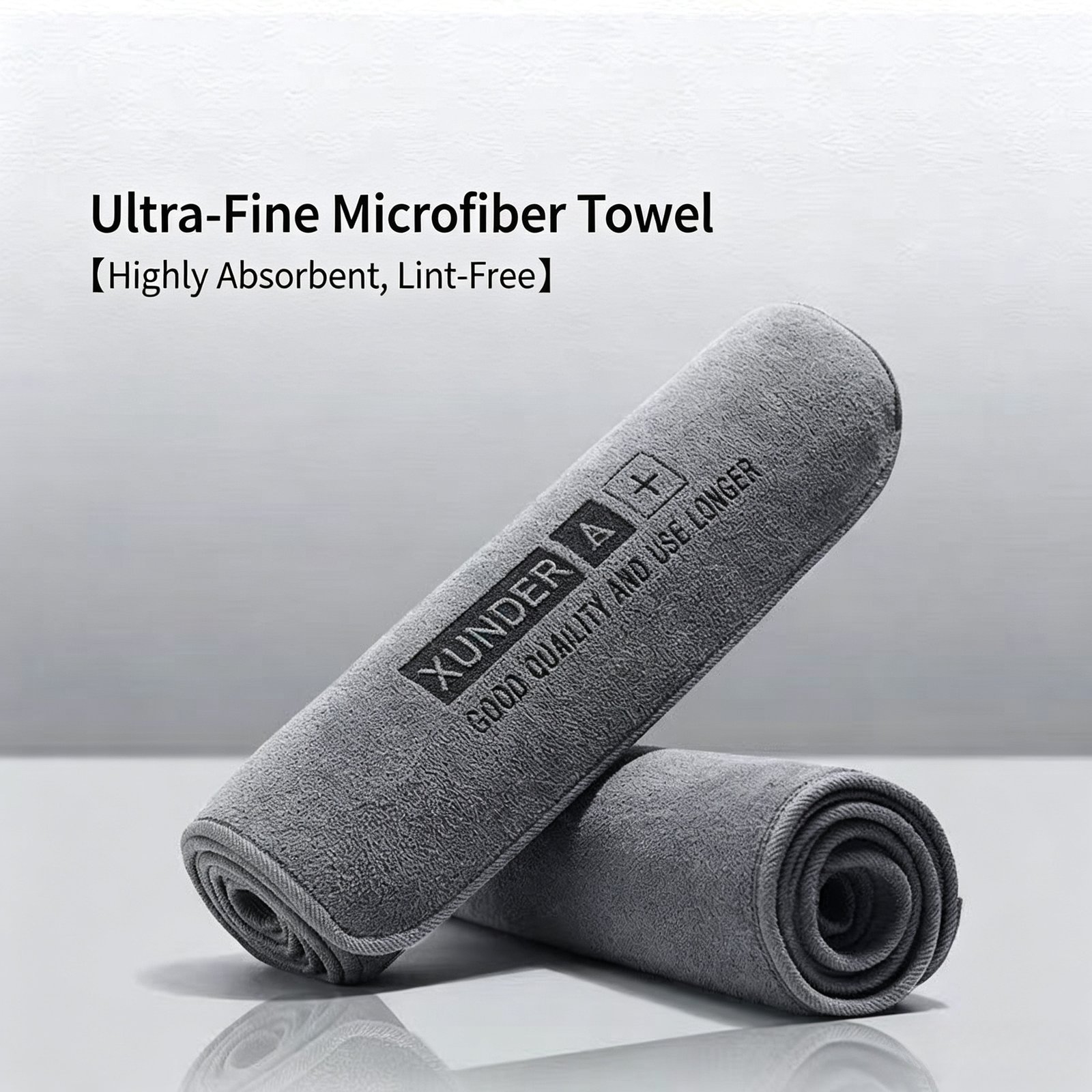 Premium Large Microfiber Car Drying Towel - Super Absorbent & Quick-Dry Cleaning Cloth. Scratch-Free Short Pile for Professional Detailing.