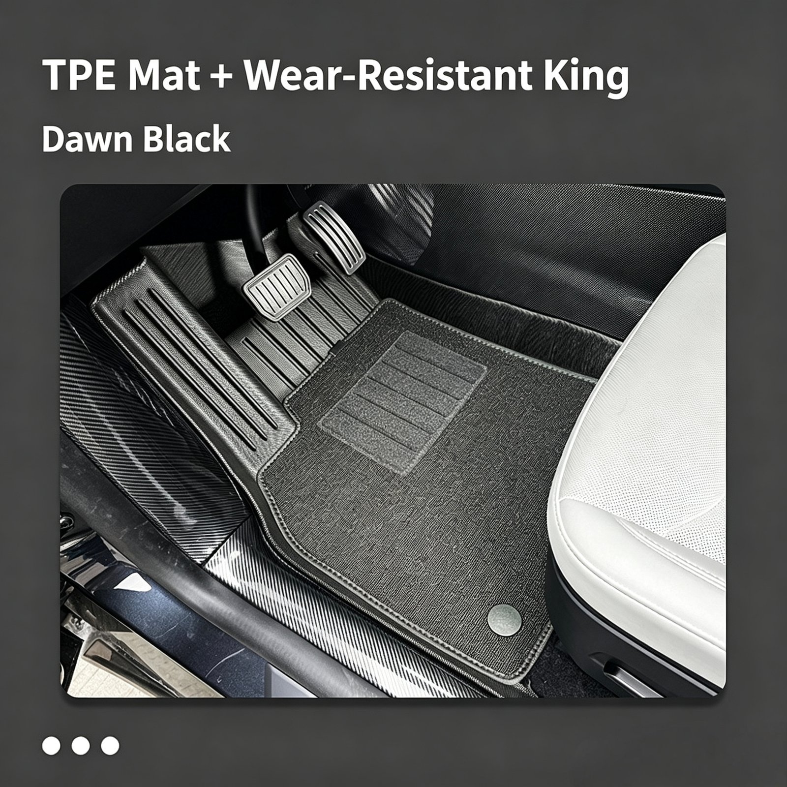 Premium Custom TPE Car Floor Mats – Luxury Carbon Fiber Texture All-Weather Vehicle Liners - Image 10