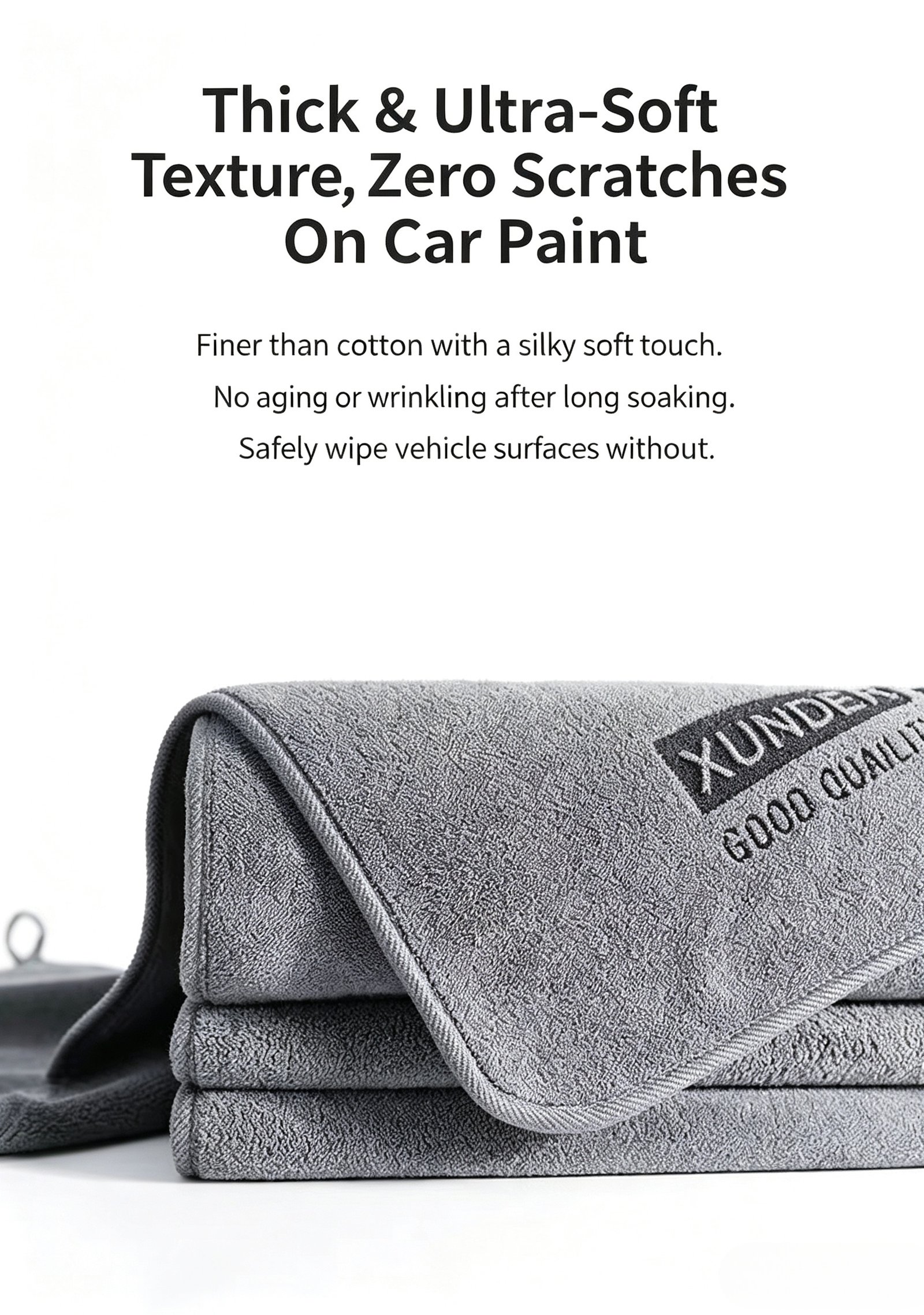 Premium Large Microfiber Car Drying Towel - Super Absorbent & Quick-Dry Cleaning Cloth. Scratch-Free Short Pile for Professional Detailing. - Image 15