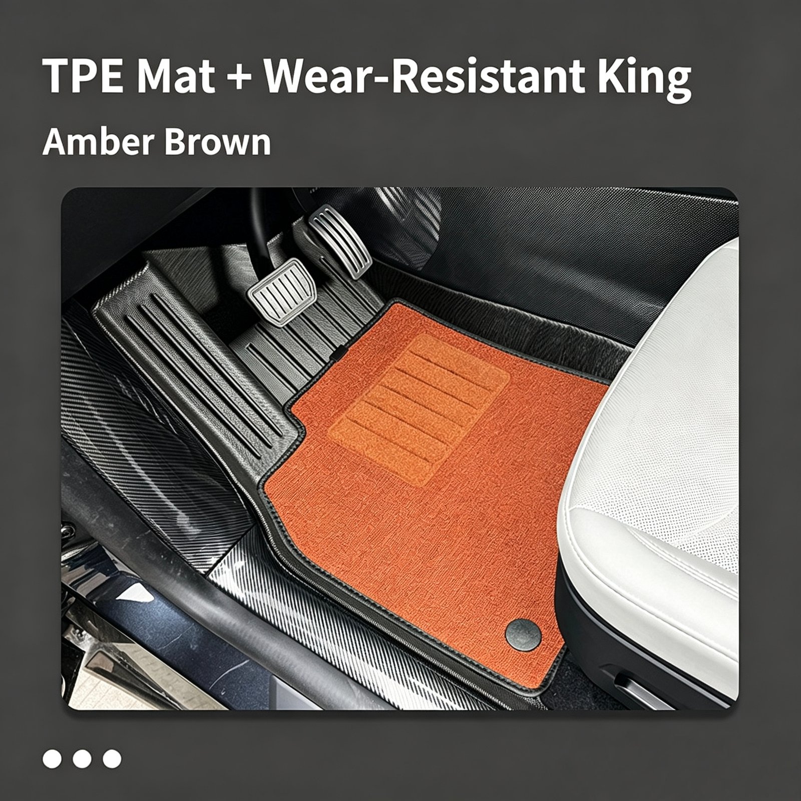 Premium Custom TPE Car Floor Mats – Luxury Carbon Fiber Texture All-Weather Vehicle Liners - Image 16