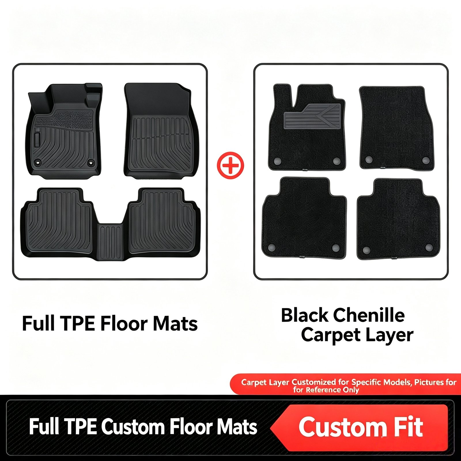 Premium Custom-Fit TPE Car Floor Mats – Odorless All-Weather Waterproof Heavy-Duty Auto Floor Liners for Over 2,000 Vehicle Models - Image 3