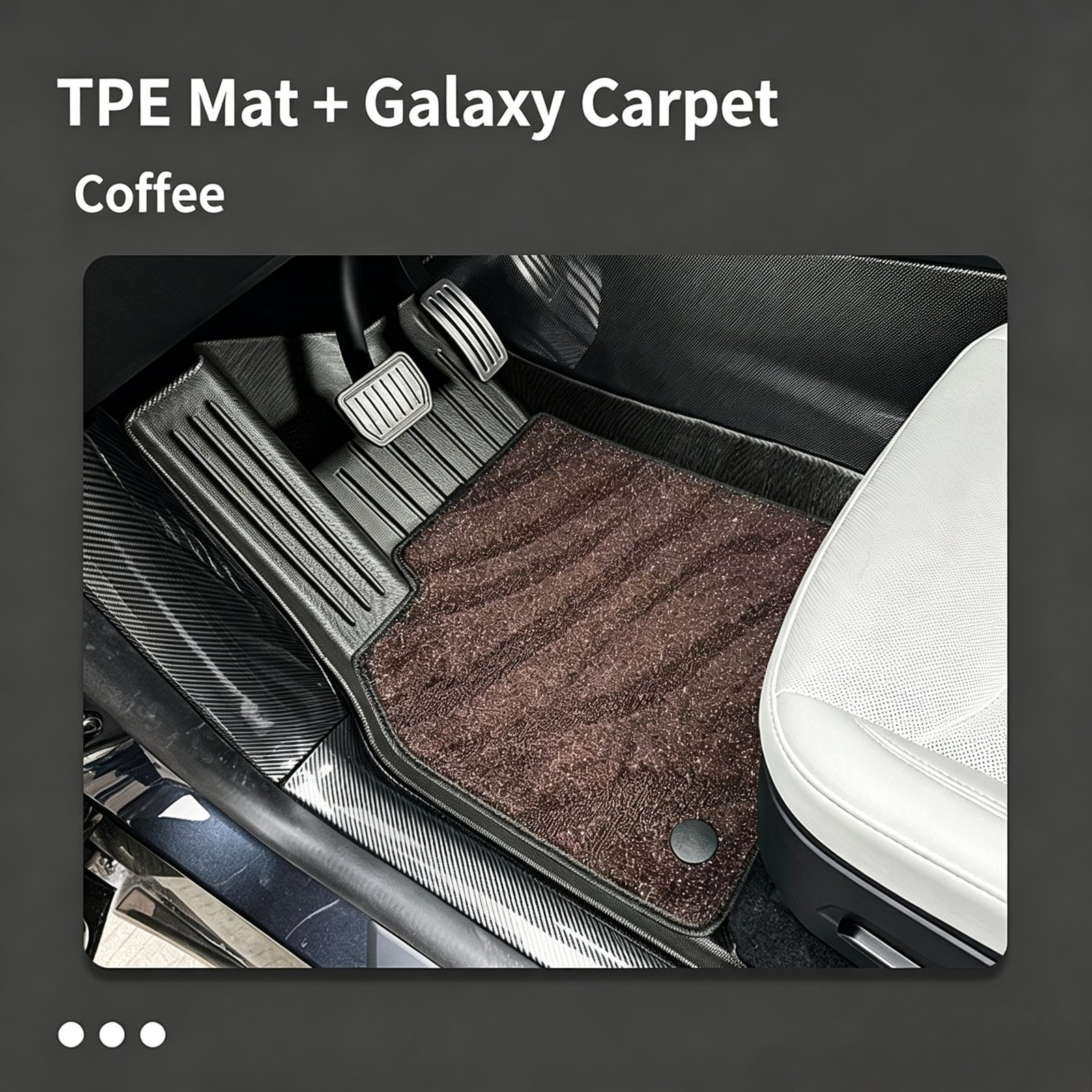 Premium Custom TPE Car Floor Mats – Luxury Carbon Fiber Texture All-Weather Vehicle Liners - Image 15