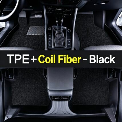 Premium Custom-Fit TPE Car Floor Mats – Odorless All-Weather Waterproof Heavy-Duty Auto Floor Liners