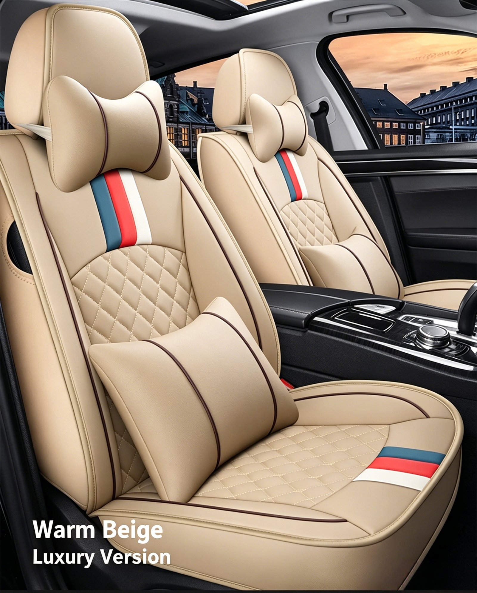 2026 New Genuine Cowhide Full Wrap Car Seat Covers - Image 10