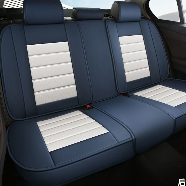Premium Full-Surround Luxury Nappa-Style Car Seat Covers – Universal All-Season Vehicle Seat Protectors with Perforated Breathable Design - Image 9