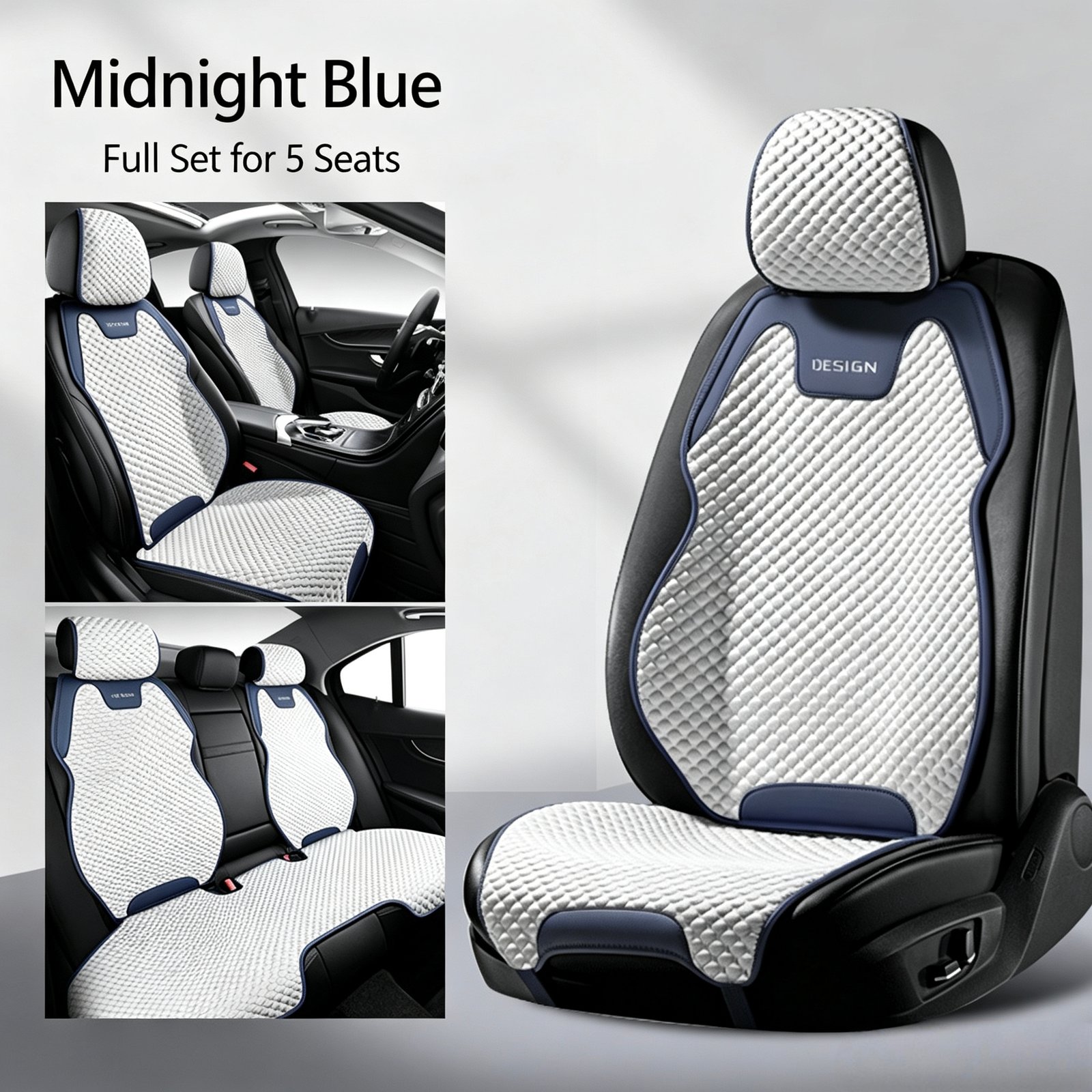 Ultra-Thin Breathable All-Season Car Seat Mat – Luxury Slim-Waist Cooling Saddle Cushion, Universal Non-Slip Comfort Seat Protector for Sedans, SUVs & Trucks - Image 11