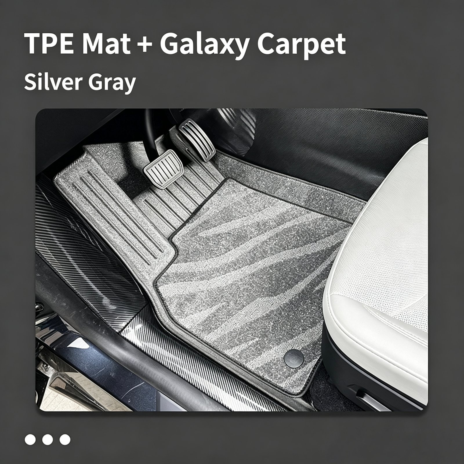 Premium Custom TPE Car Floor Mats – Luxury Carbon Fiber Texture All-Weather Vehicle Liners - Image 7