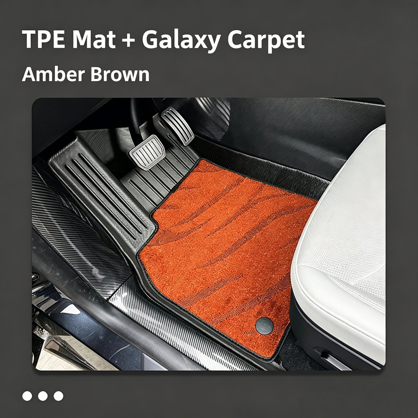 Premium Custom TPE Car Floor Mats – Luxury Carbon Fiber Texture All-Weather Vehicle Liners - Image 6