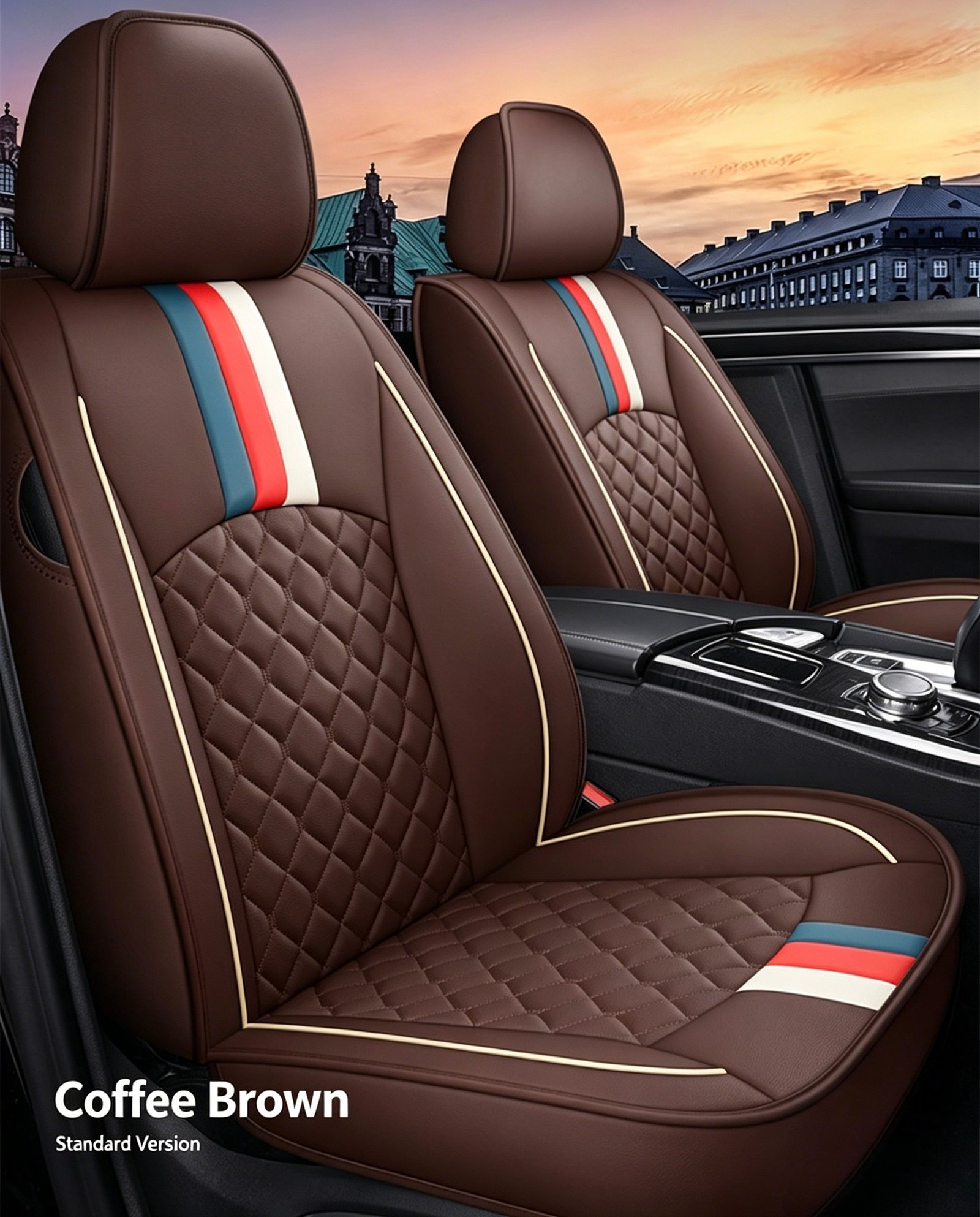 2026 New Genuine Cowhide Full Wrap Car Seat Covers - Image 8