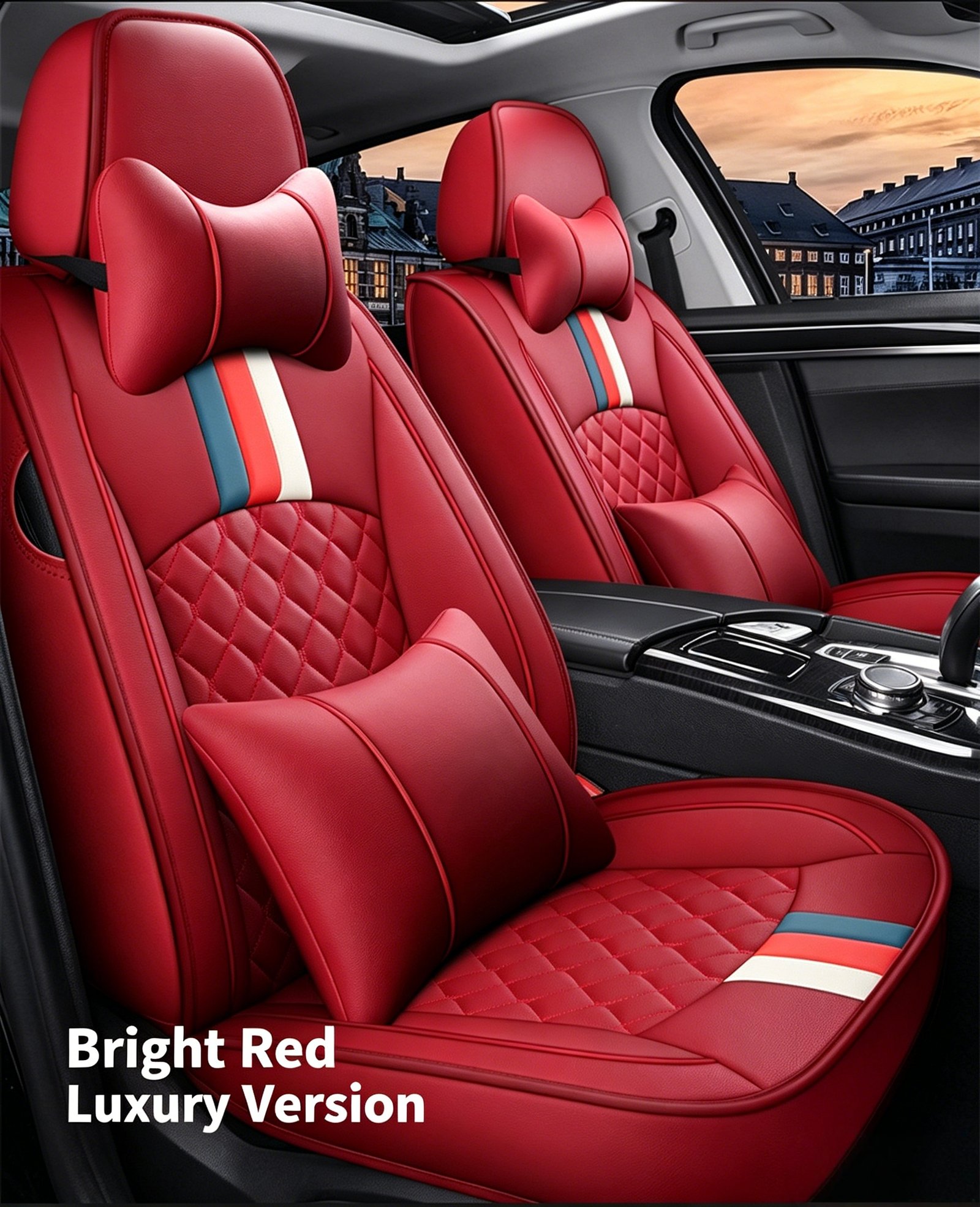 2026 New Genuine Cowhide Full Wrap Car Seat Covers - Image 7