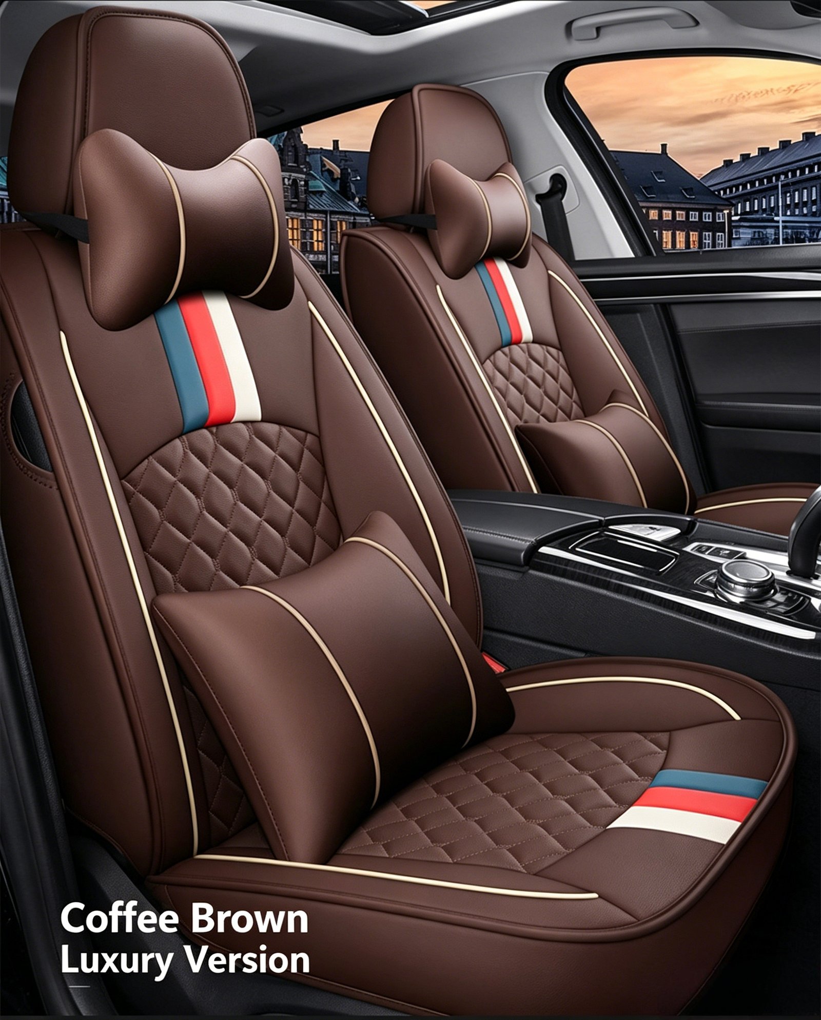 2026 New Genuine Cowhide Full Wrap Car Seat Covers