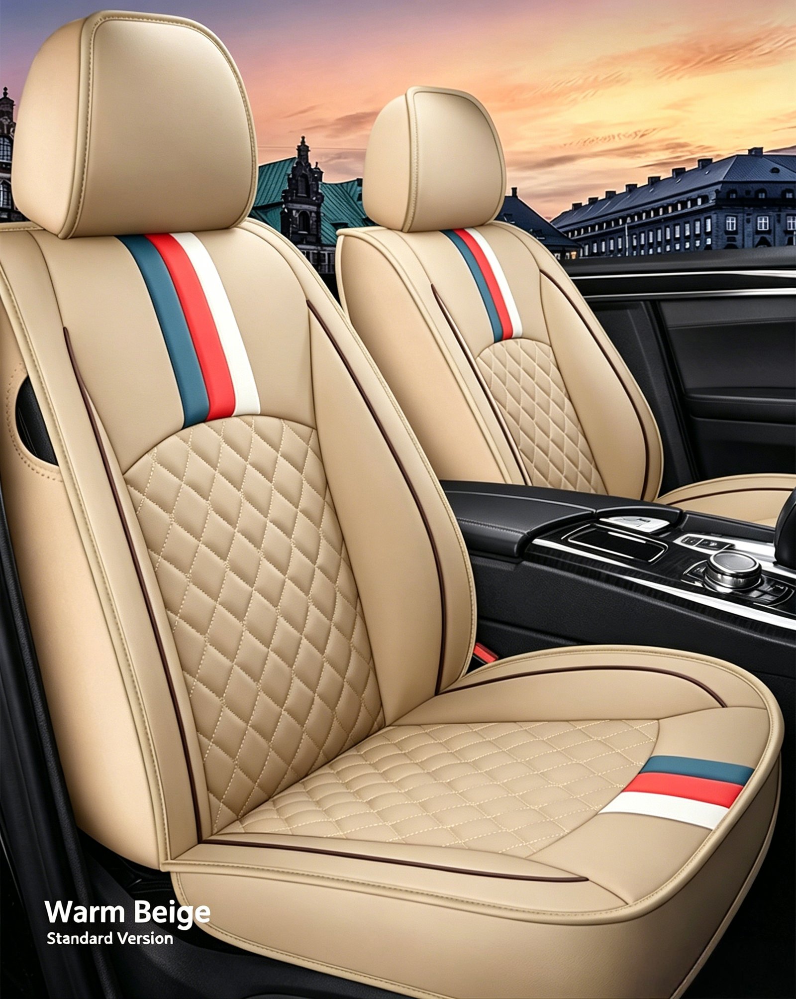 2026 New Genuine Cowhide Full Wrap Car Seat Covers - Image 5