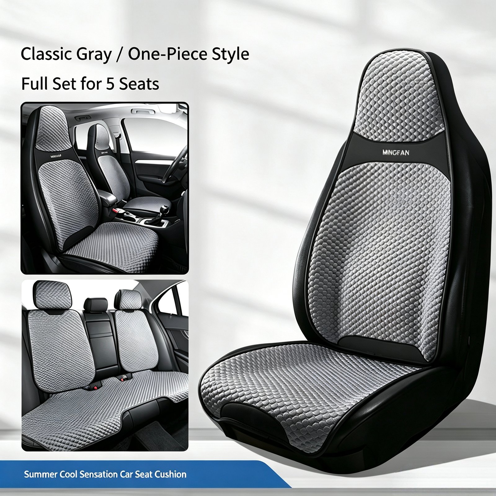 Ultra-Thin Breathable All-Season Car Seat Mat – Luxury Slim-Waist Cooling Saddle Cushion, Universal Non-Slip Comfort Seat Protector for Sedans, SUVs & Trucks - Image 13