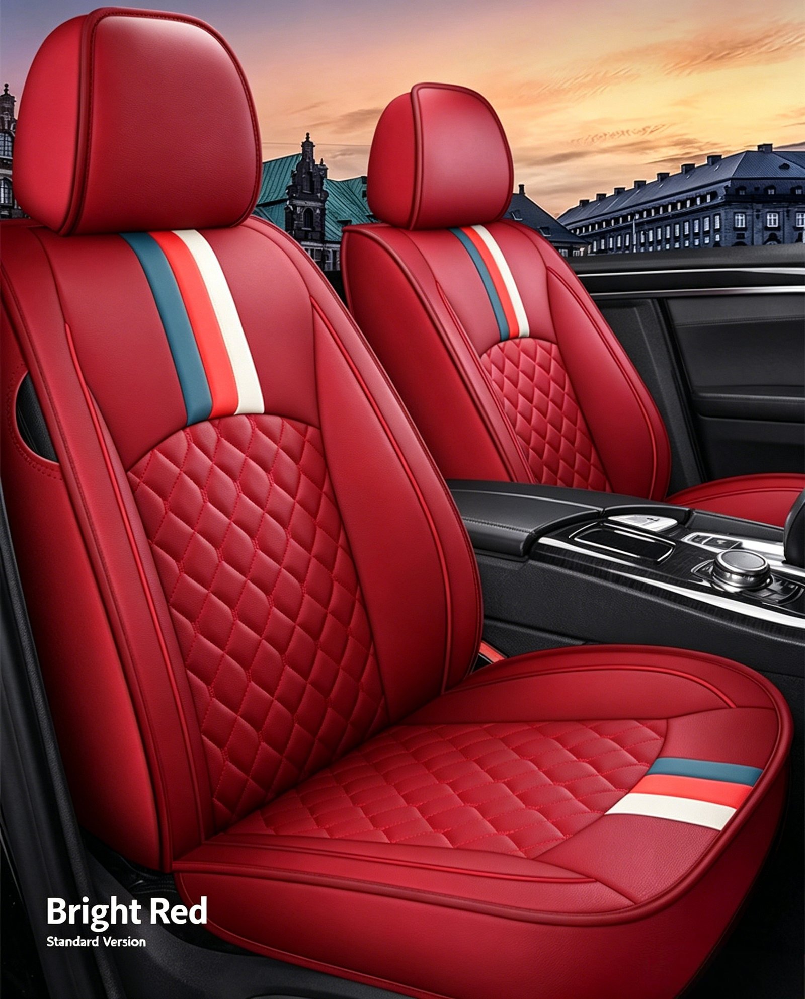2026 New Genuine Cowhide Full Wrap Car Seat Covers - Image 4