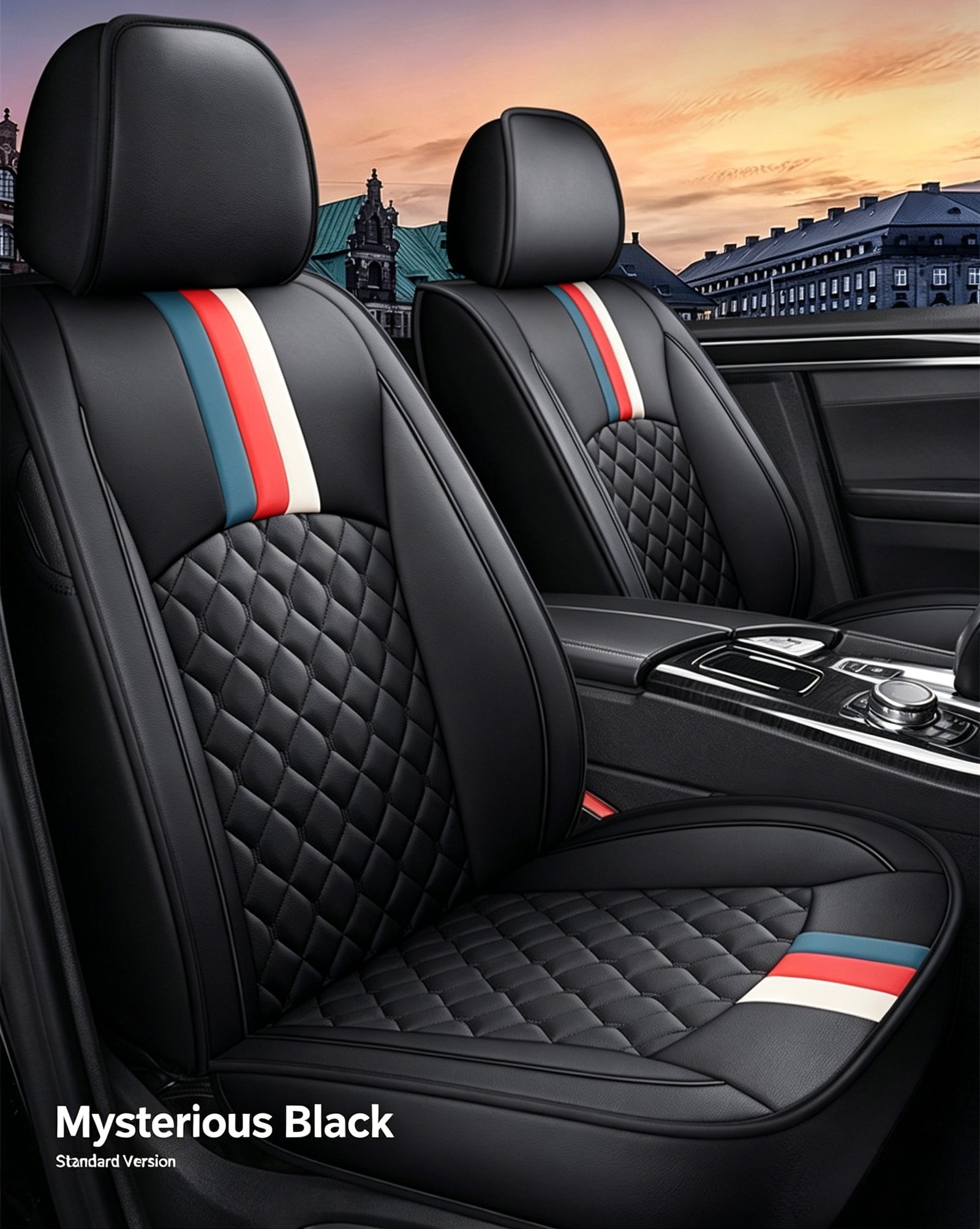 2026 New Genuine Cowhide Full Wrap Car Seat Covers - Image 3