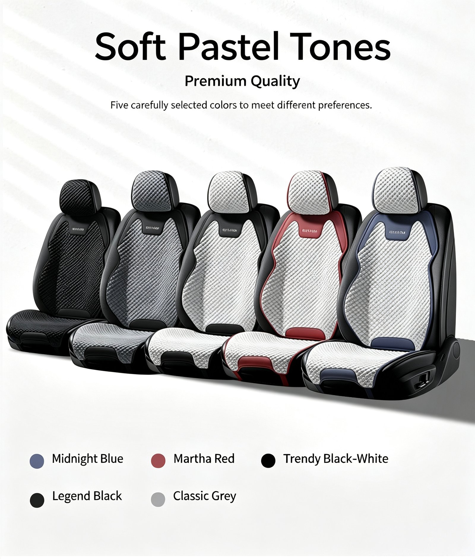 Ultra-Thin Breathable All-Season Car Seat Mat – Luxury Slim-Waist Cooling Saddle Cushion, Universal Non-Slip Comfort Seat Protector for Sedans, SUVs & Trucks - Image 22