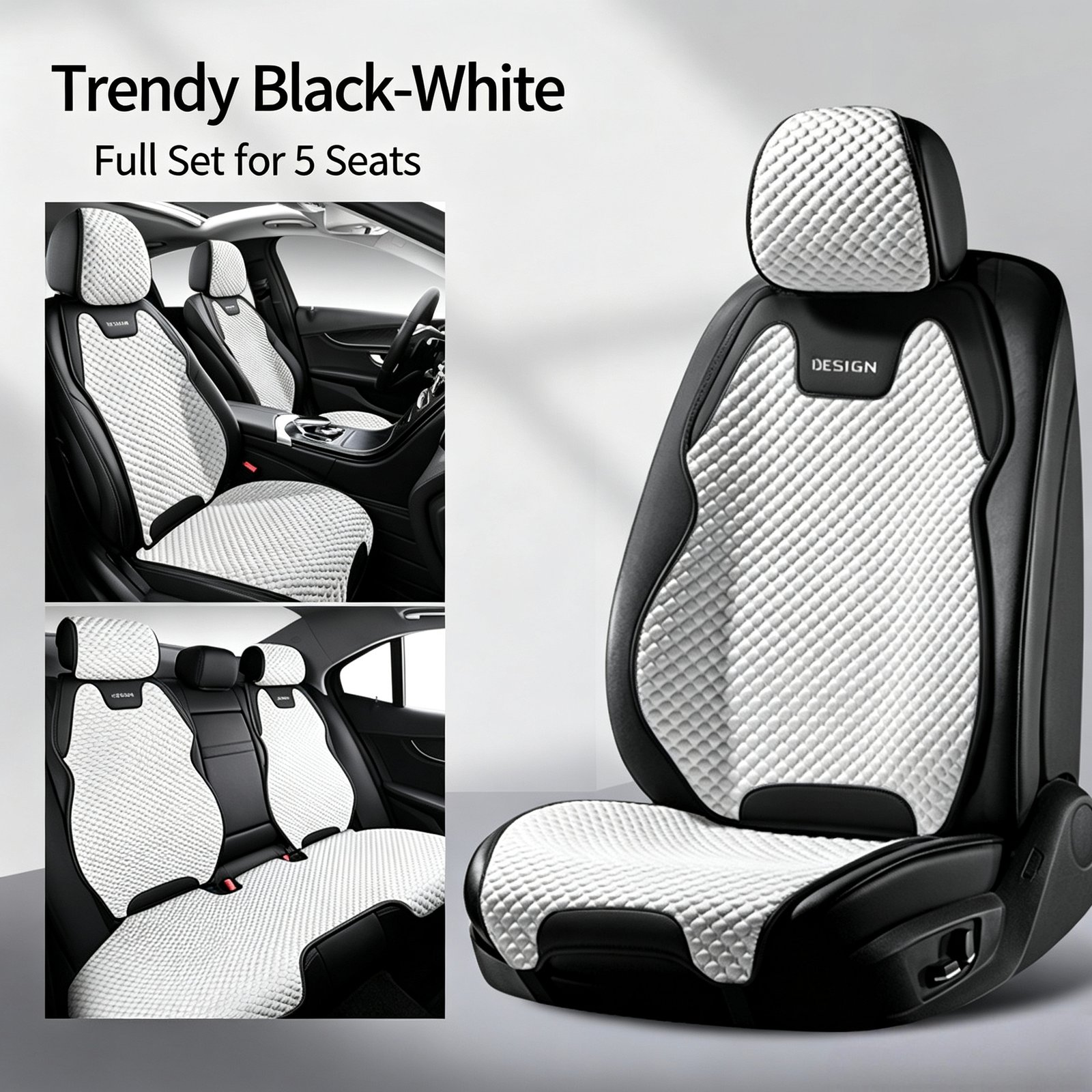 Ultra-Thin Breathable All-Season Car Seat Mat – Luxury Slim-Waist Cooling Saddle Cushion, Universal Non-Slip Comfort Seat Protector for Sedans, SUVs & Trucks - Image 4