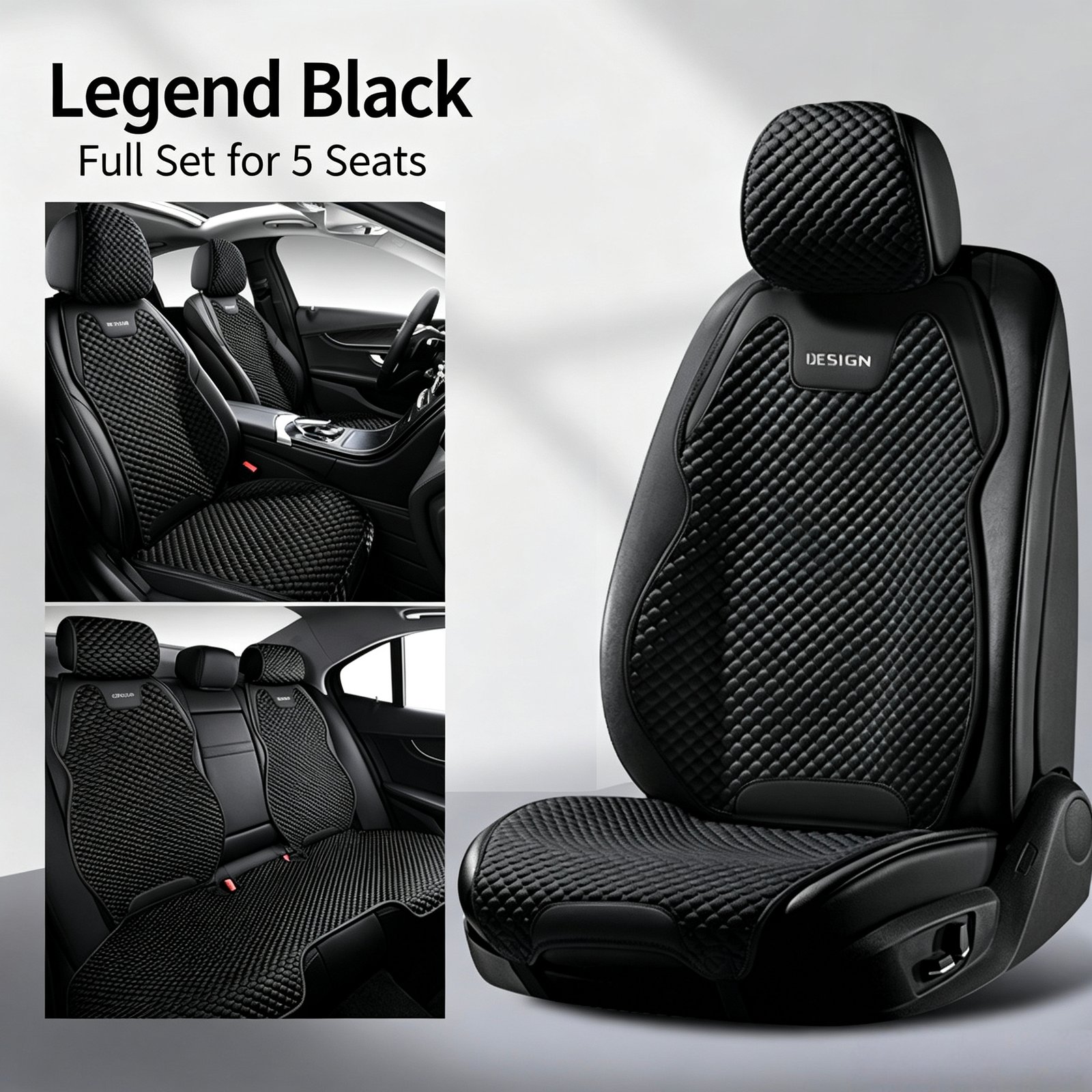 Ultra-Thin Breathable All-Season Car Seat Mat – Luxury Slim-Waist Cooling Saddle Cushion, Universal Non-Slip Comfort Seat Protector for Sedans, SUVs & Trucks - Image 8