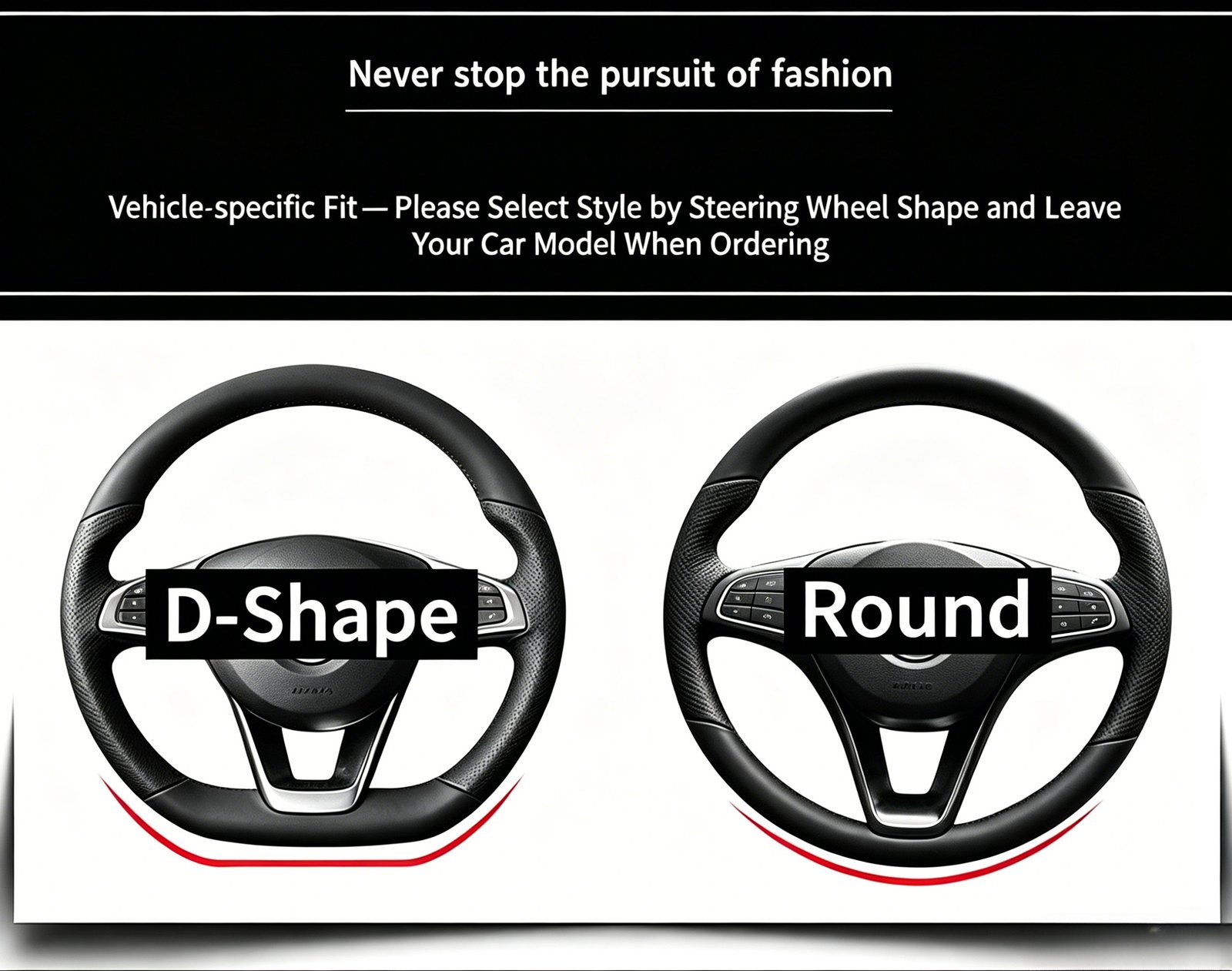 Premium Ultra-Thin Embossed Leather Steering Wheel Cover – Contrast Color Dual-Tone Design, Breathable & Non-Slip All-Season Grip for Round and D-Shape Wheels - Image 17